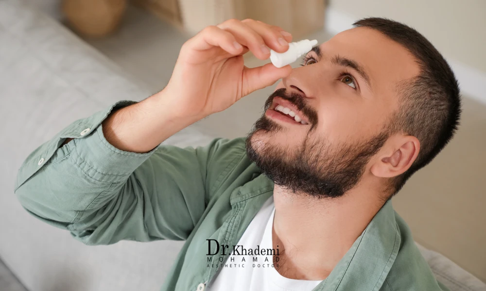 افتادگی پلک بعد از بوتاکس